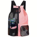 AQUA CARRY PINK BACKPACK with Wet Bag - Durable Beach Gym Bag for Wet Gear