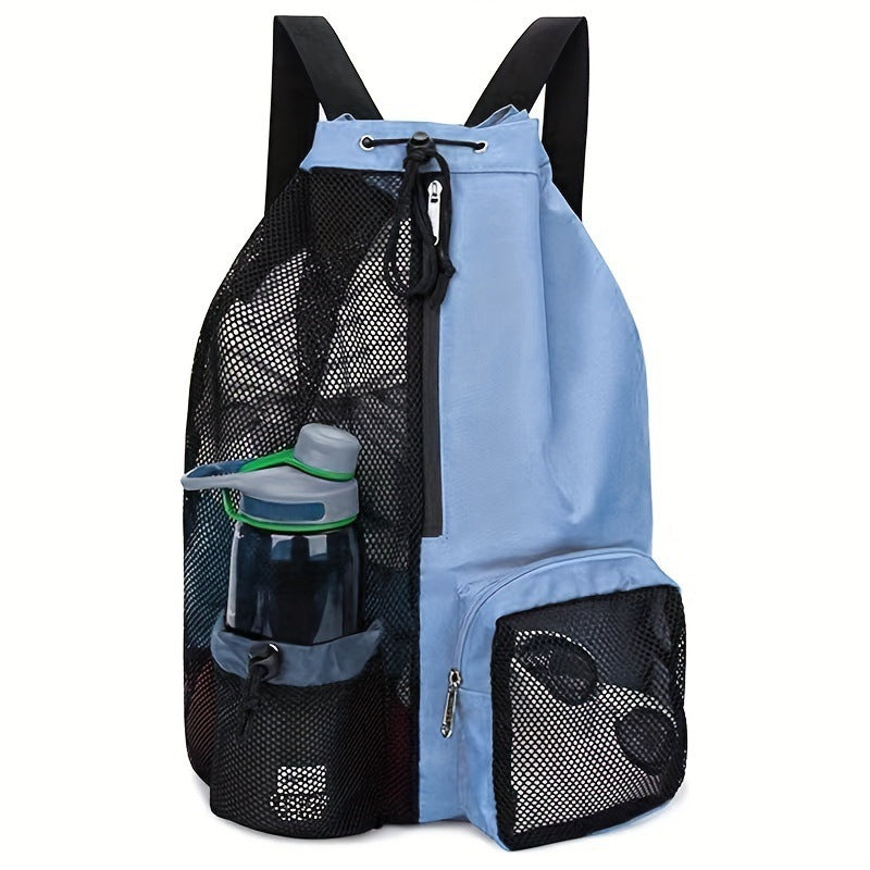 AQUA CARRY BLUE BACKPACK with Wet Bag - Durable Beach Gym Bag for Wet Gear