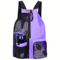 AQUA CARRY PURPLE BACKPACK with Wet Bag - Durable Beach Gym Bag for Wet Gear