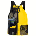 AQUA CARRY YELLOW BACKPACK with Wet Bag - Durable Beach Gym Bag for Wet Gear
